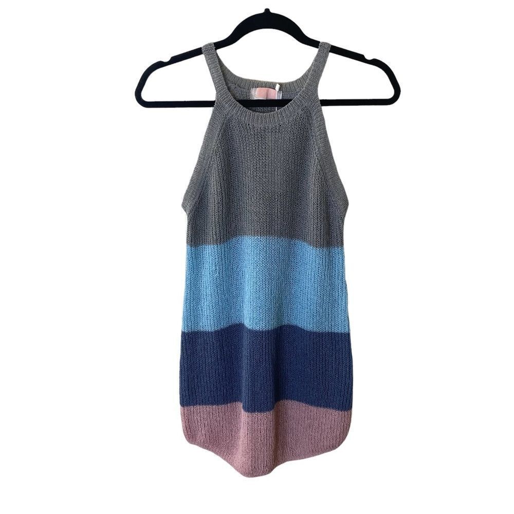 C+D+M Color Block Tunic Dress Sz S - Picture 2 of 10